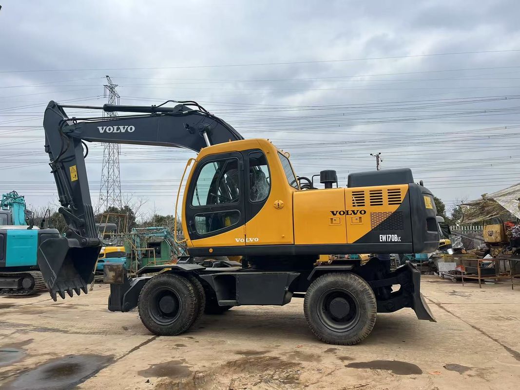High Performance Used Volvo EW170 Wheel Excavator 17 Tonnage Volvo Wheel Excavator
