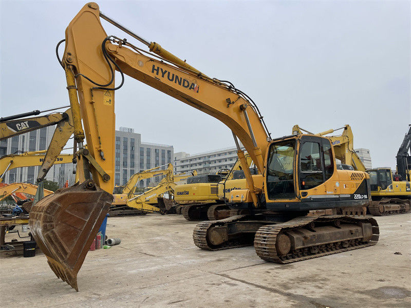 High Performance Used Original Hyundai 220LC-9S Excavator with 112 KW Engine Power