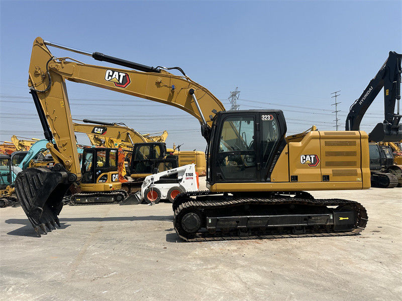 Used CAT 323 Excavator With C7.1 Engine Second Hand Caterpillar Excavator Year 2018