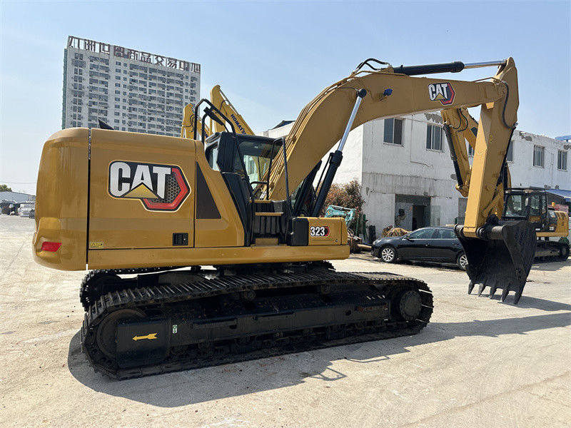 Used CAT 323 Excavator With C7.1 Engine Second Hand Caterpillar Excavator Year 2018