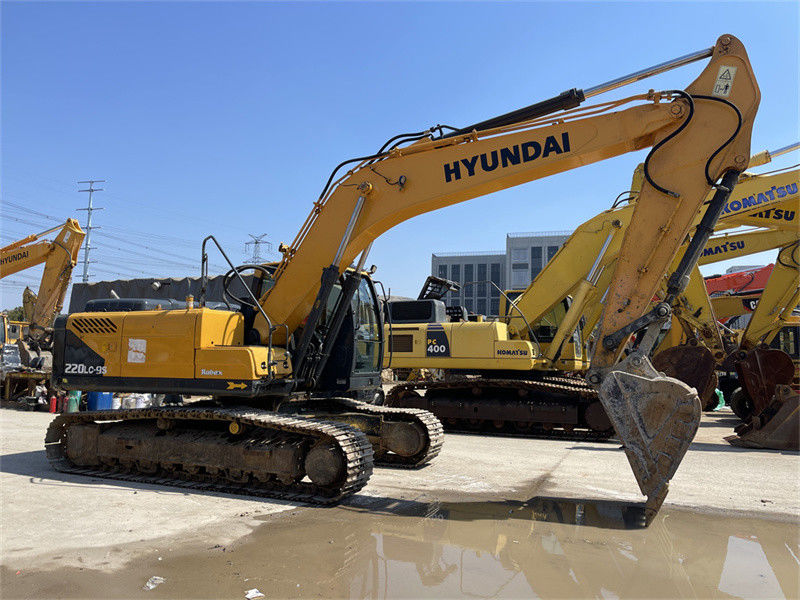 Original Paint Korea Used Hyundai R220LC-9S Excavator Hyundai 220 Crawler Digger