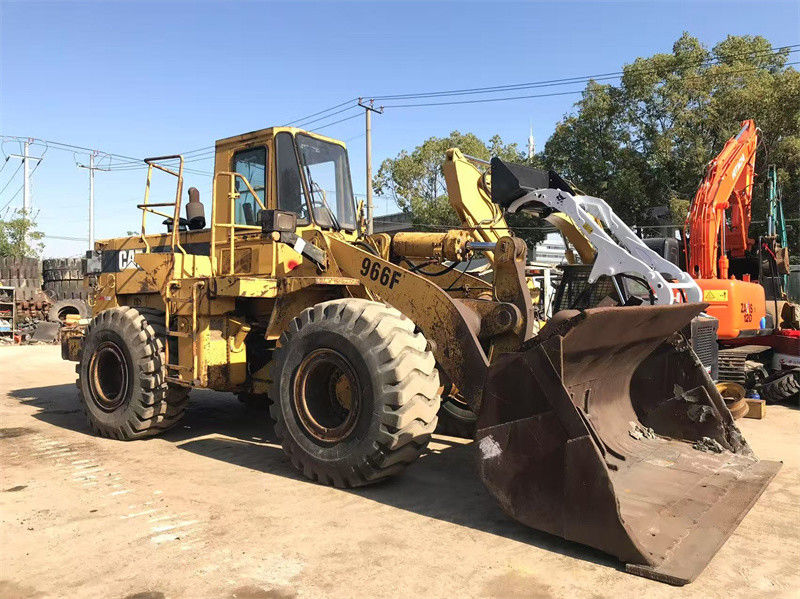 Original Paint Used CAT 966F Wheel Loader Secondhand Caterpillar CAT 966 Front Loader