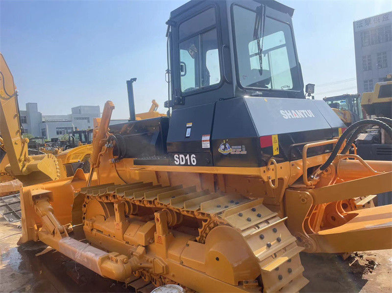 China Used SHANTUI SD16 Bulldozer Second Hand Dozer Tractor Ready To Work
