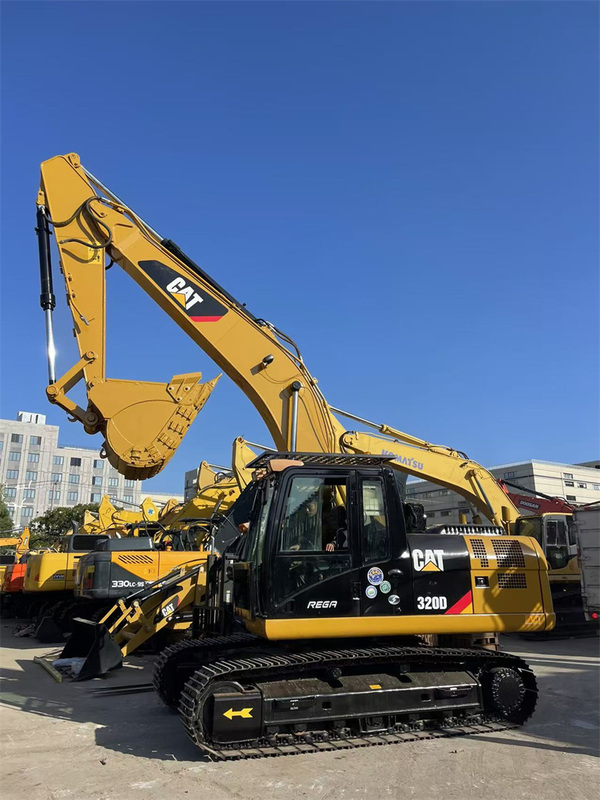 20 ton Used CAT 320D Excavator Second hand Caterpillar excavator with Low working hours