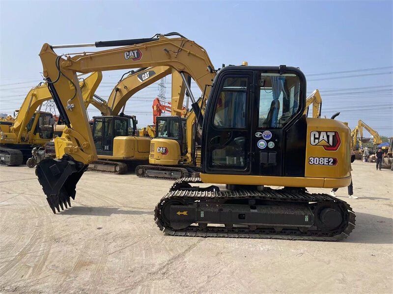 Used Caterpillar Excavator 308E2 Mini Hydraulic Excavator Designed For Low Operating Costs And In Various Applications