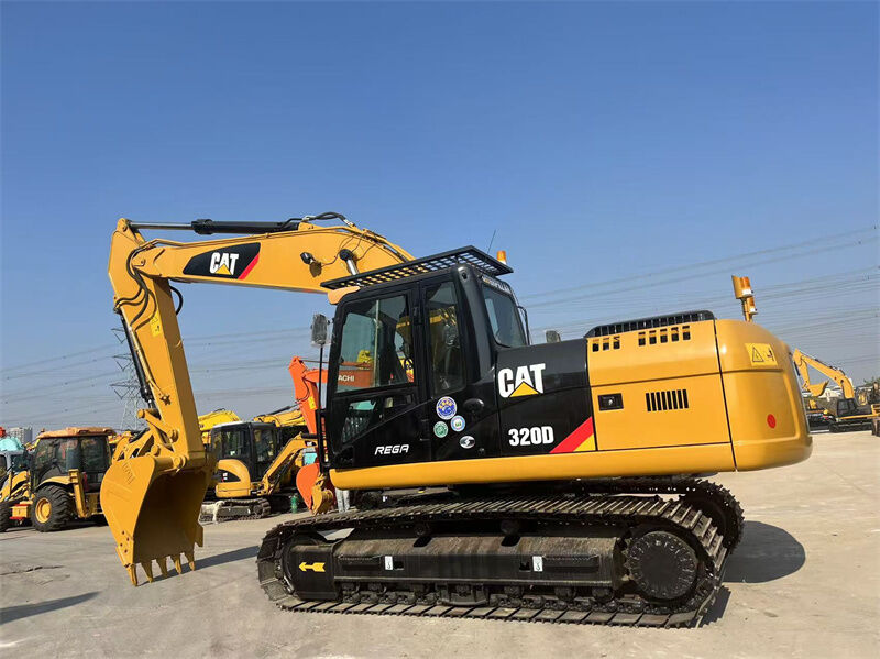 Used Caterpillar 320D Excavator with Caterpillar C6.4 Engine and 1.2m3 Bucket Capacity for Heavy-Duty Construction