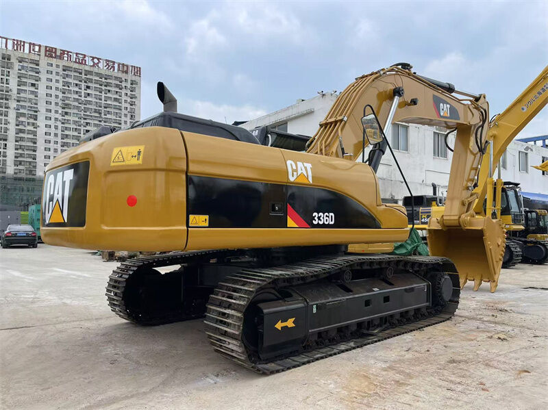 Used Caterpillar 336D Excavator designed for large projects requiring high productivity and operation under harsh working environments