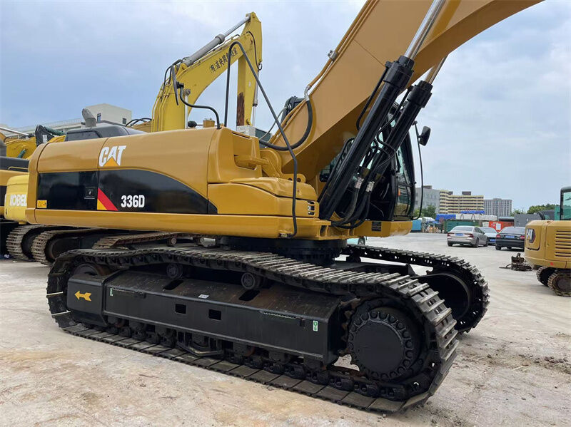 Used Caterpillar 336D Excavator designed for large projects requiring high productivity and operation under harsh working environments