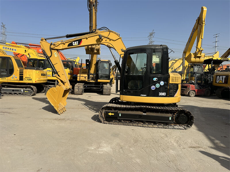 Used Caterpillar 308D mini excavator 8 tons Cat excavator for sale