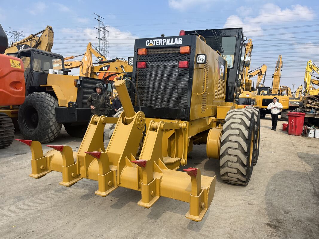 Used CAT 140K Motor Grader Equipped with Ergonomic Cab and Intuitive Controls Enhancing Operator Productivity and Reducing Effort
