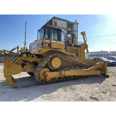 D7R Used Caterpillar Bulldozer Yellow Tracked Dozer