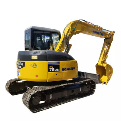 Small Crawler Used Komatsu Pc78us Excavator 7 Tons