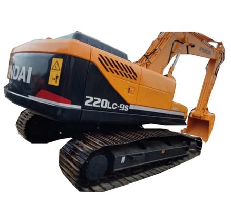 22 Ton 220LC-9S Used Hyundai Excavator Crawler Backhoe Excavator