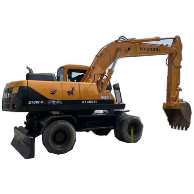 R210W 9 Hyundai Wheel Excavator Limited Sites Heavy Duty Operating Weight 22 Ton