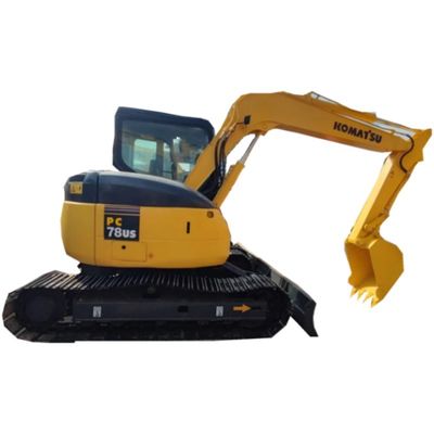 Komatsu PC78US 6 Used Mini Excavator 7 Ton Second Hand Crawler Excavator