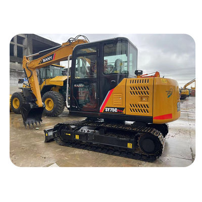 Used Sany SY75C Pro Mini Excavator Second Hand 7.5 Ton Sany Mini Digger