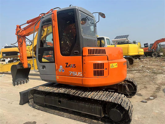 Used Hitachi ZX75US Mini Excavator Used 7.5 Ton Hitachi ZX75 Mini Excavator Digger