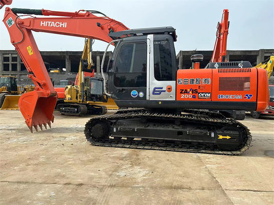 Used Hitachi Zx200 Excavator Used Japan 20 Ton Diggers Earth Moving Machinery