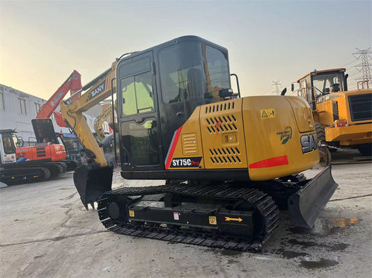 Sany SY75C Pro Used Excavator Second Hand 7.5 Ton Sany Mini Digger