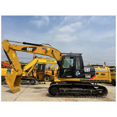 Powerful  Hydraulic Crawler Second-Hand CAT 320D Excavator 1082 Hours