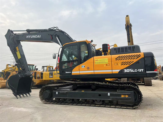305LC-9T Used Hyundai Excavator 30 Ton Korea Used Hyundai Mining Digger