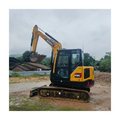 China Sany SY60C Pro Used Excavator Second Hand 6 Ton Sany Sy60 Mini Digger
