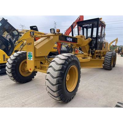 CAT 140H Motor Grader With China Powerful Engine Second Hand Road Equipment