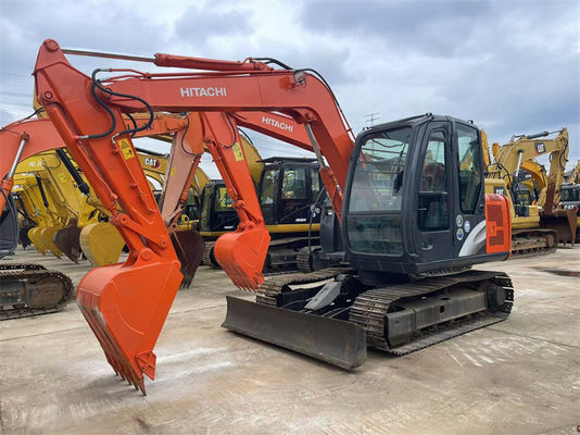 Used Japan Excavator Hitachi ZX70 With Blade For Construction Projects